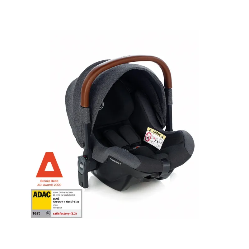 Scaun auto Jane Groowy+Nest i-Size 40-150cm (4591 U05) Gri Scaun auto Jane Groowy+Nest i-Size 40-150cm (4591 U05) Gri