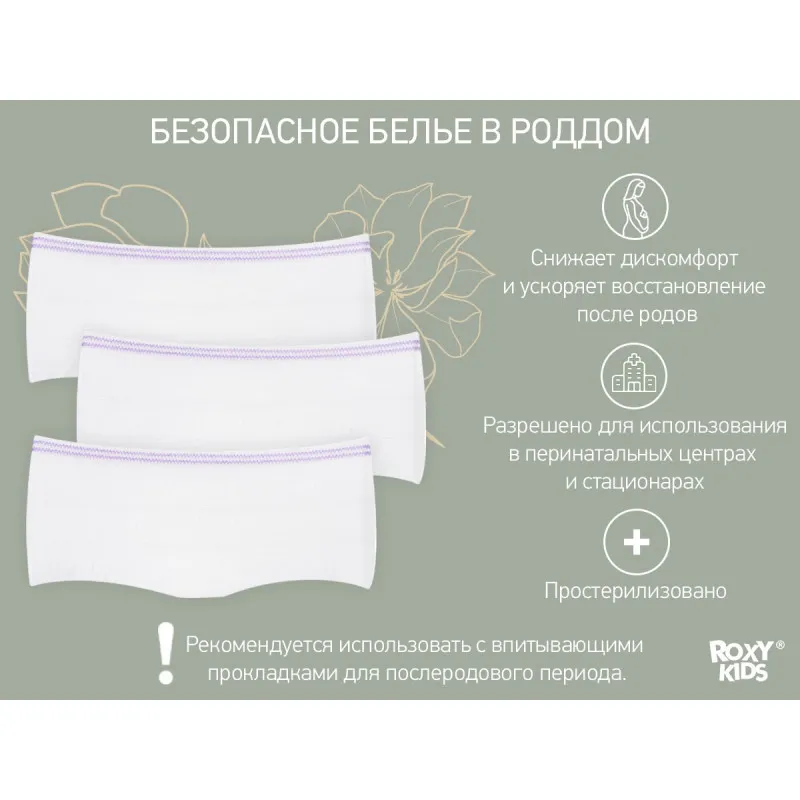 Chiloti din plasa de unica folosinta pentru maternitate Roxy Kids, L, (5 buc.) (RPN-001-L) Chiloti din plasa de unica folosinta pentru maternitate Roxy Kids, L, (5 buc.) (RPN-001-L)