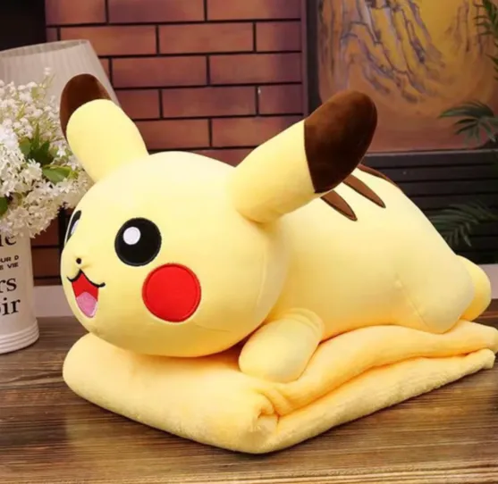 Jucărie din pluș Pikachu 60cm, cu plapumă 1×1.6cm (393782)