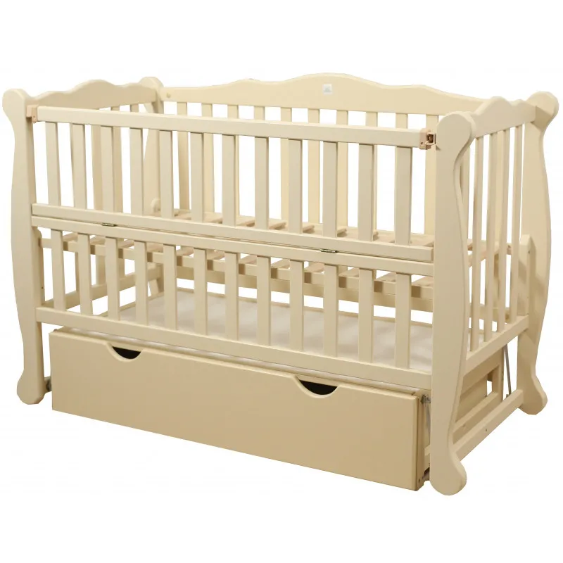 Кроватка Goydalka NATALI PREMIUM TRANSVERSAL (1В310-3) Слоновая кость