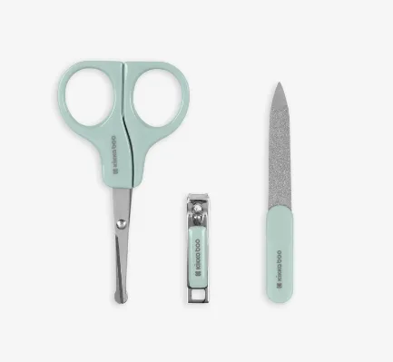 Set de manichiură Kikkaboo Sleepy Sheep Mint, 3 piese Set de manichiură Kikkaboo Sleepy Sheep Mint, 3 piese