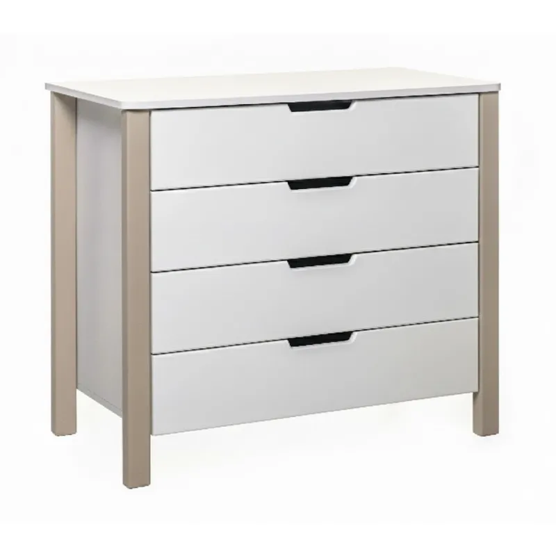 Детский комод Eucalyptus Karol90 (DSK-K05) Белый+Капучино