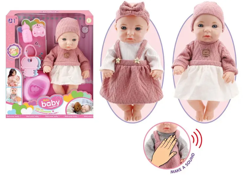Papusa 30 cm cu functii si accesorii, BM3329-3