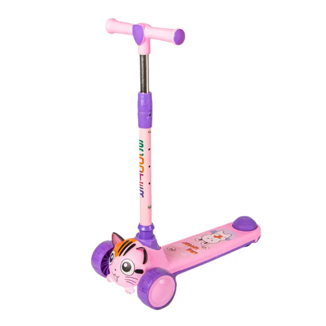 Самокат детский 608-1, розовый