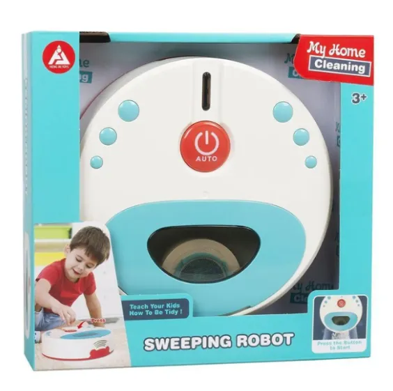 Mini-aspirator robot pentru copii „Curățenie Distractivă” Mini-aspirator robot pentru copii „Curățenie Distractivă”