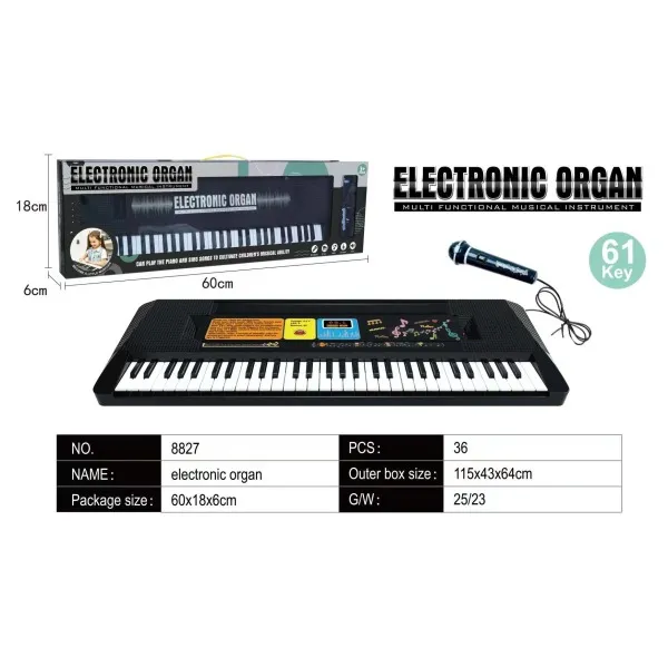 Pian muzical cu microfon 008849 