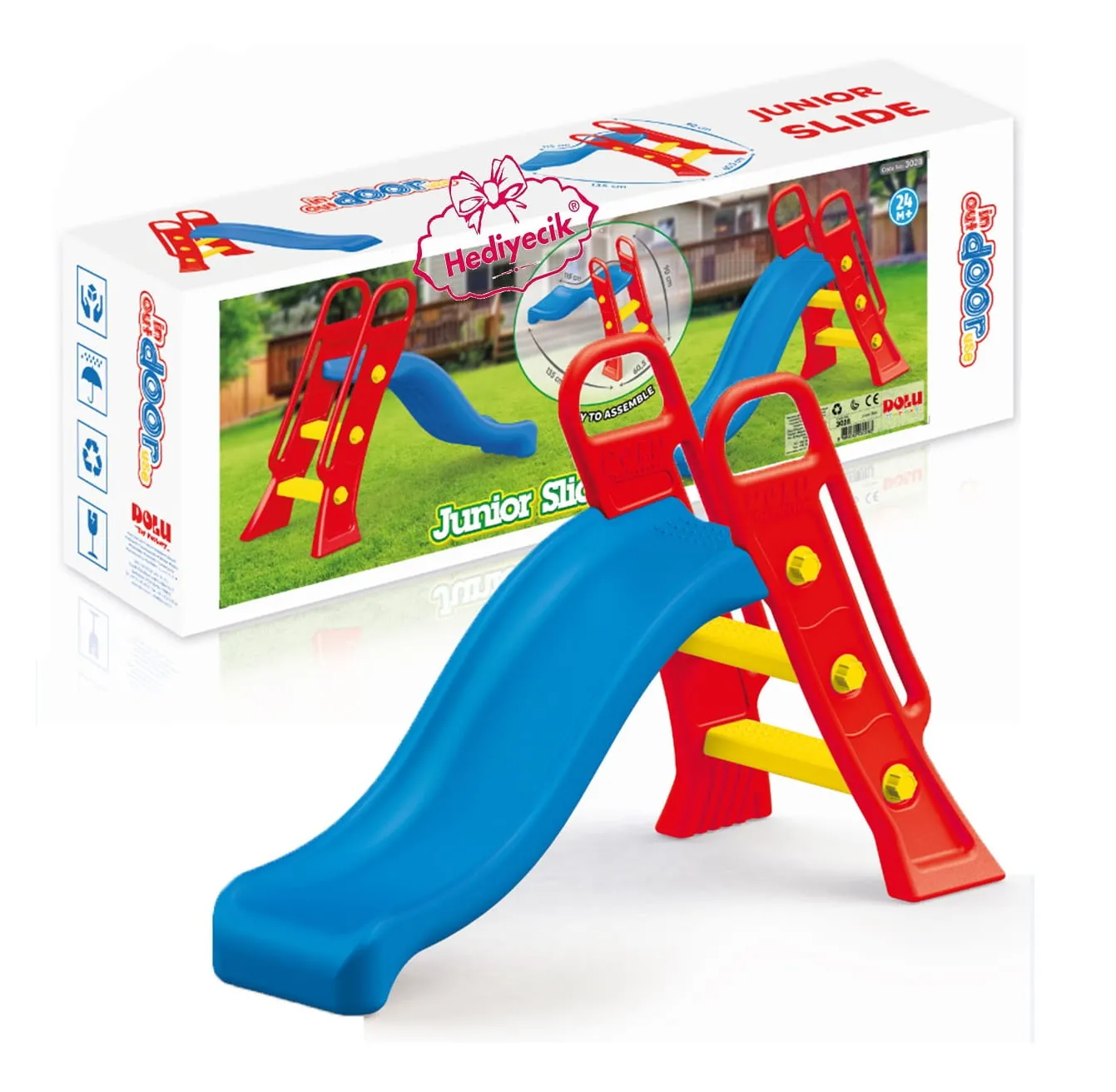 Горка средняя Dolu (135х60.5х90) арт. 3028