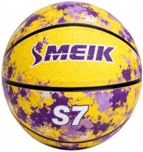 Баскетбольный мяч Size 7 High-Foam Rubberl, желтый, код 2164D