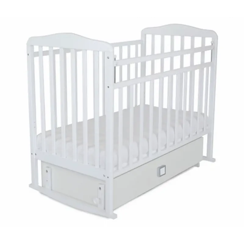 Кроватка SKV-Company Митенька Premium Tranversal (168001) Белая