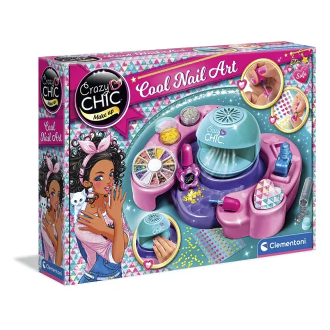 Set de creativitate Cool Nail-Art Crazy Chic Clementoni