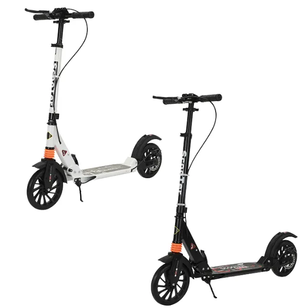 Складной самокат с регулируемой высотой и алюминиевым корпусом, 2 цвета