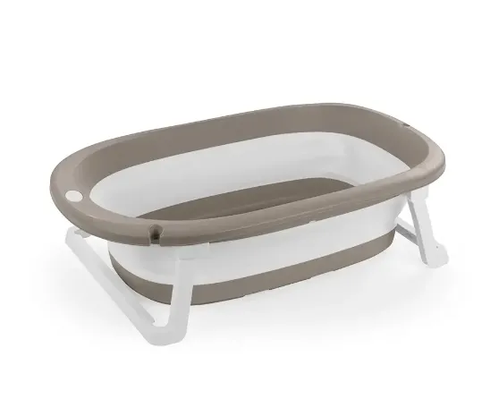 Cădiță pliabilă pentru bebeluși, gri, Dolu (7267)