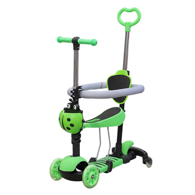 Самокат детский 5в1 (зеленый)