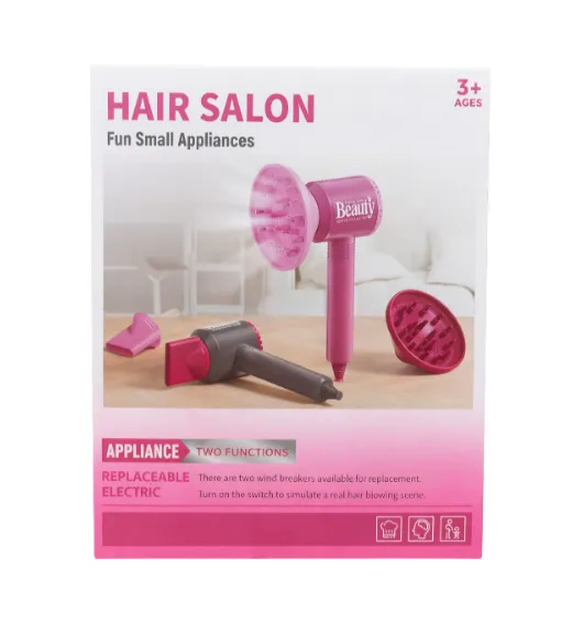 Set de joacă Uscător de păr cu accesorii, roz, cod 962175 Set de joacă Uscător de păr cu accesorii, roz, cod 962175