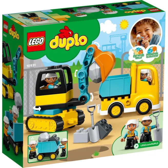 Constructor LEGO DUPLO Truck & Tracked Excavator, art.10931 Constructor LEGO DUPLO Truck & Tracked Excavator, art.10931