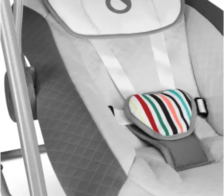 Sezlong-balansoar Lionelo Otto Cozy Grey Sezlong-balansoar Lionelo Otto Cozy Grey