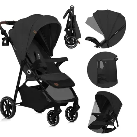 Carucior de plimbare Lionelo Emma One Grey Stone Carucior de plimbare Lionelo Emma One Grey Stone