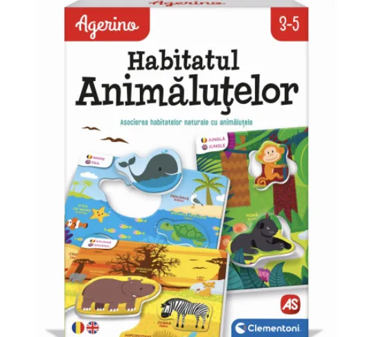 Joc educativ Agerino «Habitatul Animalutelor» 1024-50844