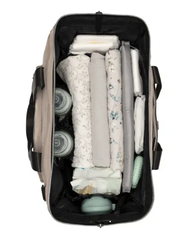 Geanta pentru mame KikkaBoo Maxi Beige Geanta pentru mame KikkaBoo Maxi Beige