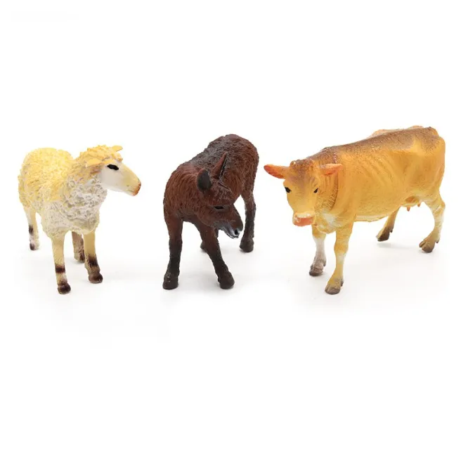 Set animale de ferma 12cm 3buc, cod 28141 Set animale de ferma 12cm 3buc, cod 28141