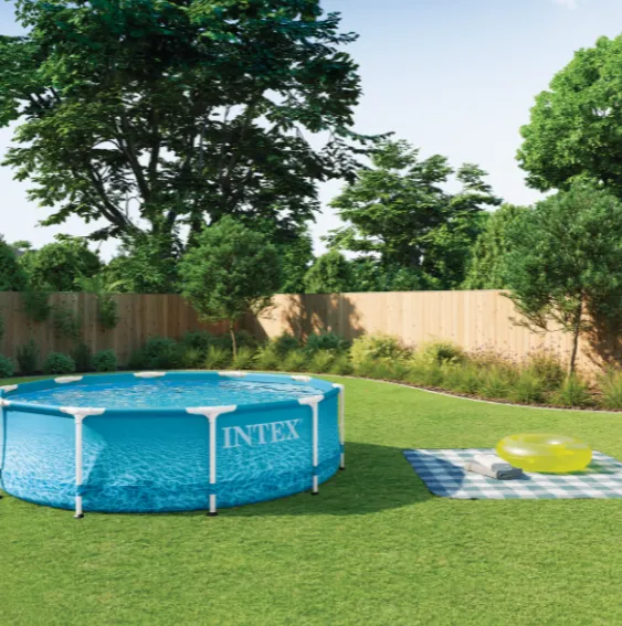 INTEX Piscină BEACHSIDE METAL FRAME 305x76cm, 4485L, cadru metalic INTEX Piscină BEACHSIDE METAL FRAME 305x76cm, 4485L, cadru metalic