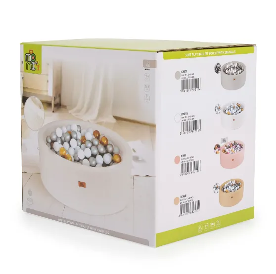 Piscina pentru copii cu bile Moni Boucle 200 balls Beige Piscina pentru copii cu bile Moni Boucle 200 balls Beige