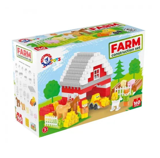 Set constructor Fermă, 160 piese
