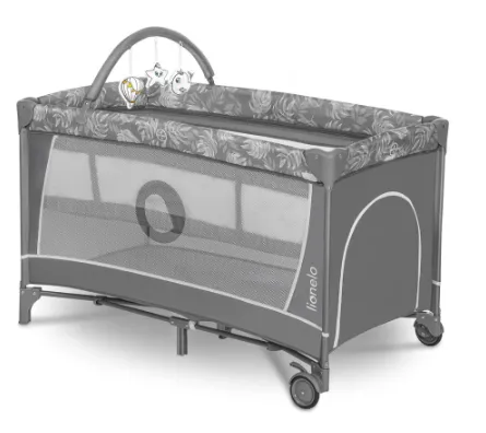 Pătuț pliabil 2 in 1 Lionelo Flower Grey Stone Pătuț pliabil 2 in 1 Lionelo Flower Grey Stone