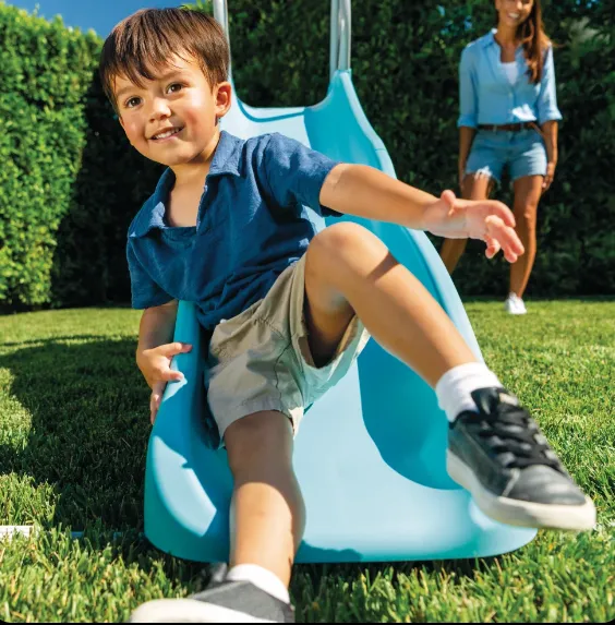 Tobogan cu cadru metalic, 196×119 cm, 3–10 ani, Intex (44106) Tobogan cu cadru metalic, 196×119 cm, 3–10 ani, Intex (44106)