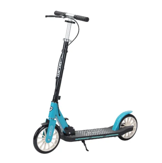 Детский самокат с 2 колесами, ручным тормозом и регулируемым рулем, синий, RTM Scooter (94833)