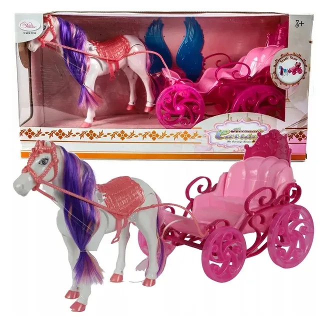 Set de joacă „Căruță cu căluț” cod 932013 Set de joacă „Căruță cu căluț” cod 932013