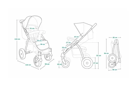 Carucior de plimbare Lionelo Annet Plus Black Carbon Carucior de plimbare Lionelo Annet Plus Black Carbon