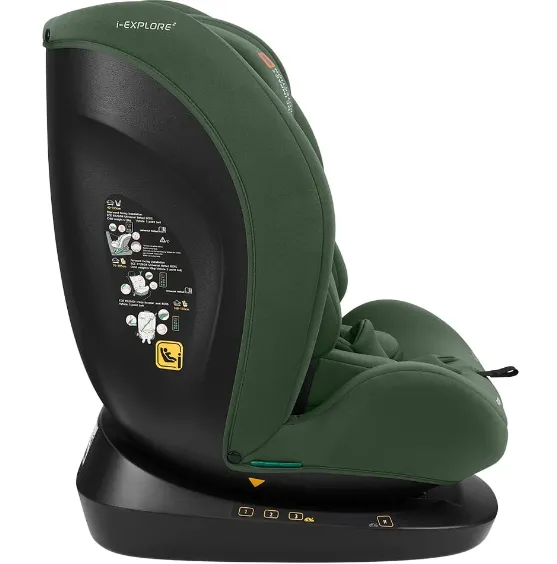 Scaun auto 40-150 cm (i-Size) KikkaBoo i-Explore 2 Army Green Scaun auto 40-150 cm (i-Size) KikkaBoo i-Explore 2 Army Green