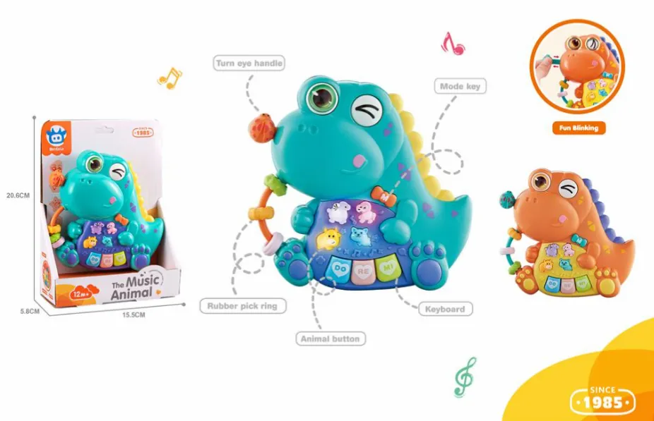 Pianina pentru copii Dino, 8812-B