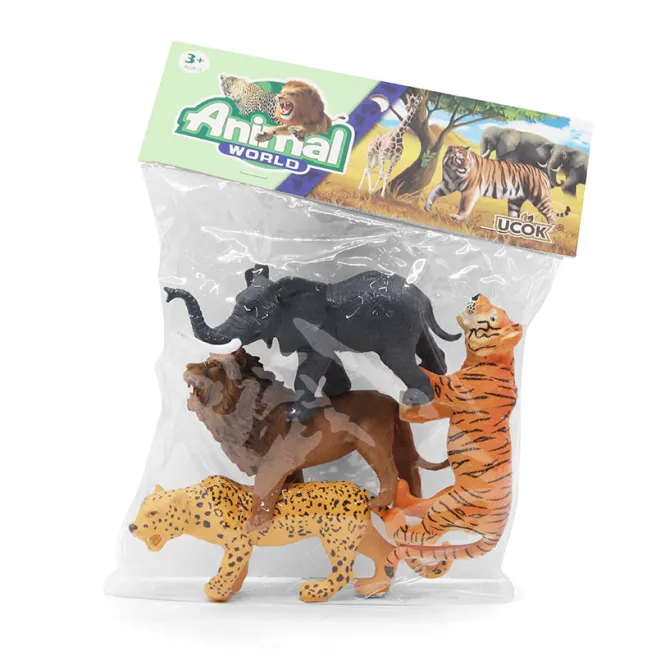 Set animale sălbatice 12cm 4buc, cod 28131