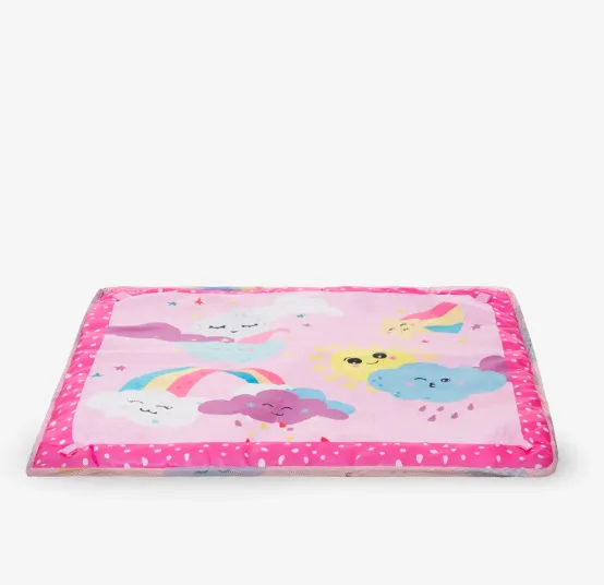 Covoraş pentru copii Kikkaboo 18 Balls Sky Pink, 78x75x50 cm Covoraş pentru copii Kikkaboo 18 Balls Sky Pink, 78x75x50 cm