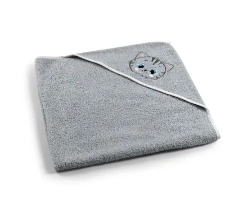 Prosop de baie PernaMea Cat Grey, 90x90 cm