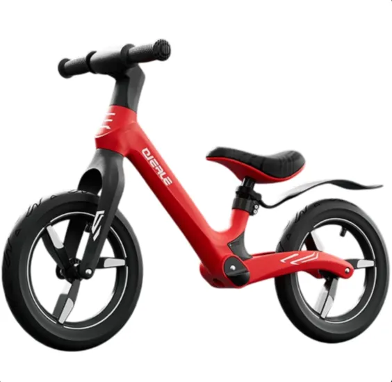 Bicicletă fără pedale pentru copii, 12′ roșie (48067)