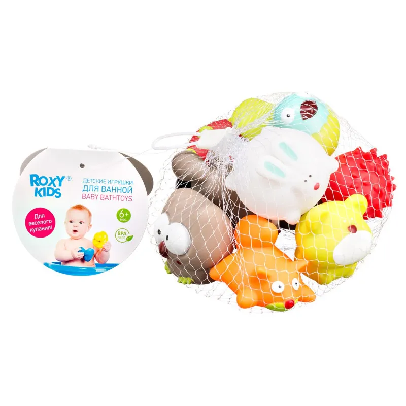Set de jucarii de baie Roxy Kids „Locuitorii pădurii” (9 buc.) (RRT-823-2) Set de jucarii de baie Roxy Kids „Locuitorii pădurii” (9 buc.) (RRT-823-2)
