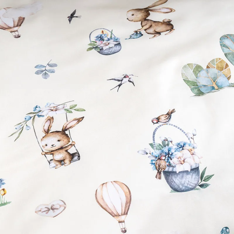 Lenjerie de pat pentru copii Perina Friends (FD3-01.1) Gri-oliva Lenjerie de pat pentru copii Perina Friends (FD3-01.1) Gri-oliva