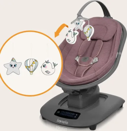 Balansoar Lionelo Blossom Pink Mauve Balansoar Lionelo Blossom Pink Mauve