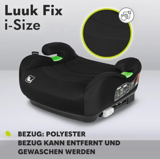 Inaltator auto - buster 22-36 kg Lionelo Luuk Fix i-size Black Carbon Inaltator auto - buster 22-36 kg Lionelo Luuk Fix i-size Black Carbon