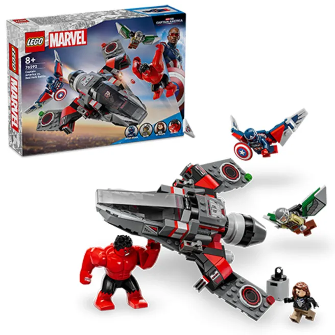 Constructor LEGO Marvel Bătălia Căpitanului America împotriva lui Red Hulk, art. 76292 Constructor LEGO Marvel Bătălia Căpitanului America împotriva lui Red Hulk, art. 76292