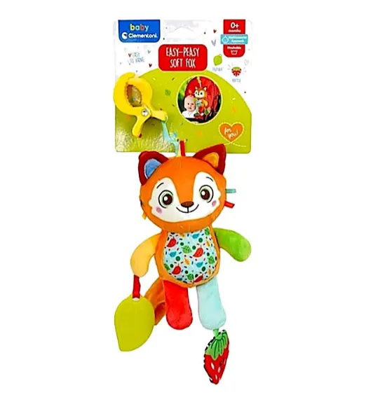 Clementoni Jucarie moale pentru carucior Vulpe (17623)
