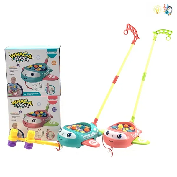 Jucarie cu suport de tragere cu muzica si lumini 008380 