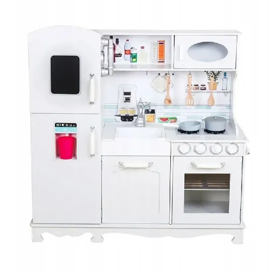 Bucatarie din lemn pentru fetite, cu sunete si lumini