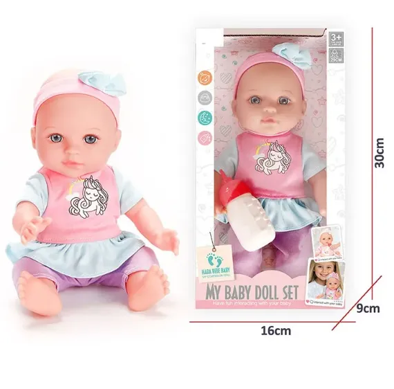 PAPUSA BABY CU ACCESORII CU SUNET (INSTRUCTIUNE IN ROMANA) 72418