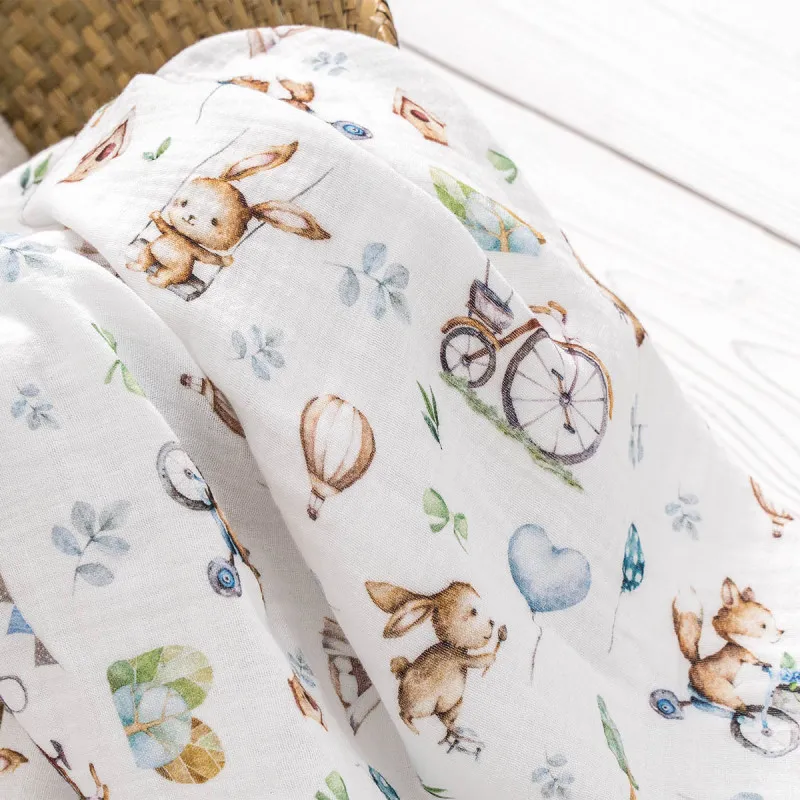 Муслиновая пеленка 130х100см Plitex (МП.1-13х11-2.2) Друзья