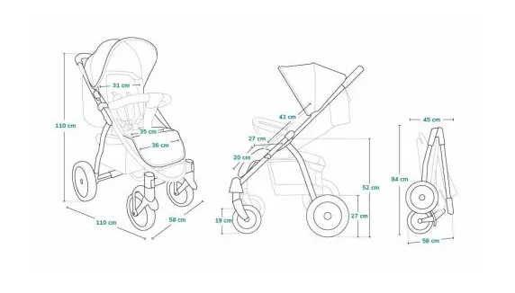 Carucior de plimbare Lionelo Annet Plus Dreamin' Carucior de plimbare Lionelo Annet Plus Dreamin'