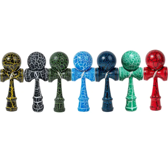 Joc de îndemânare Kendama, 18 x 6 x 7 cm, 7 modele